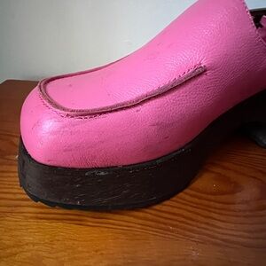 Charlotte Stone Flamingo pink clogs